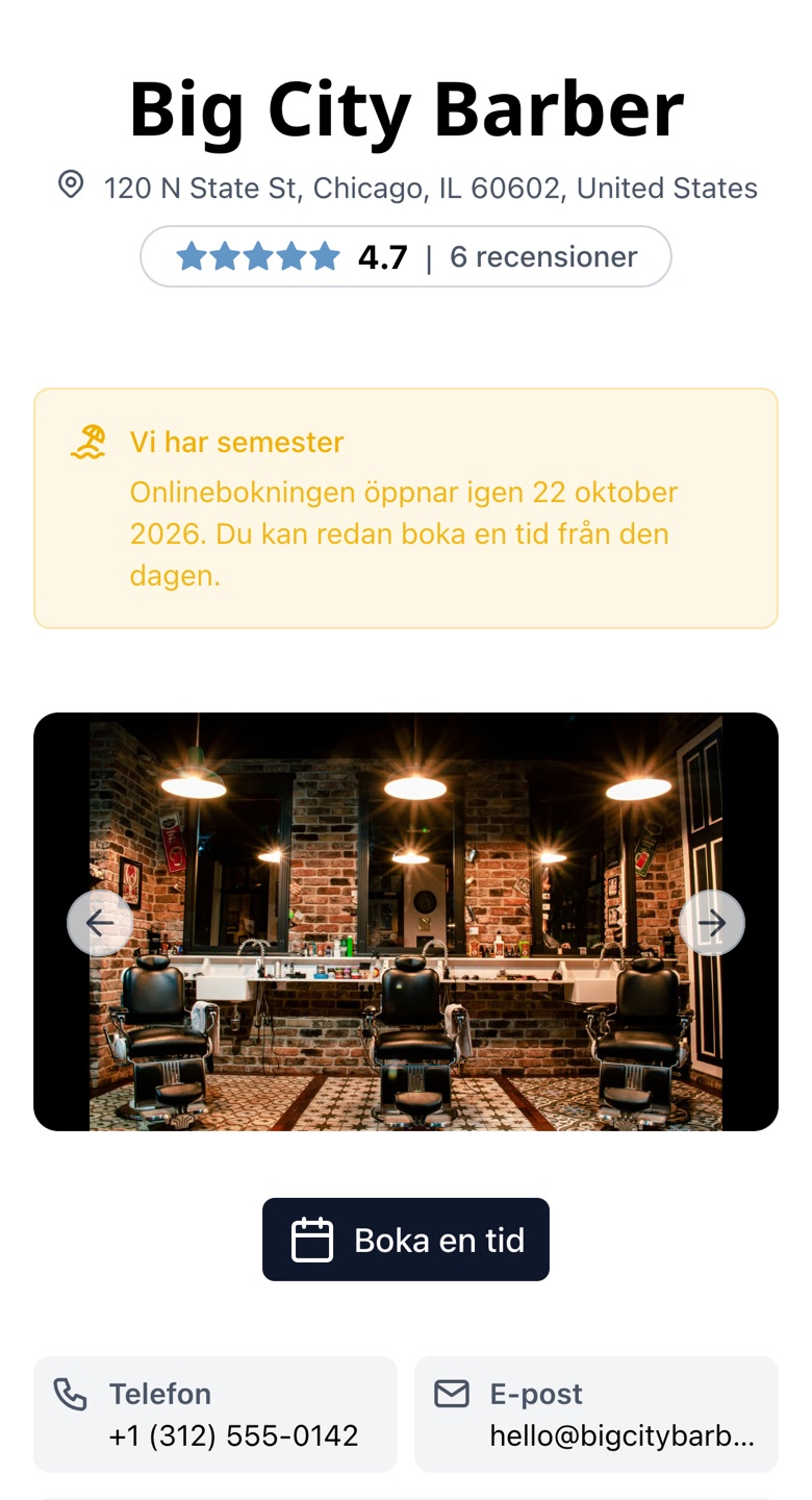 Ska du på semester? Din bokningssida fortsätter att jobba